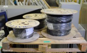 3x Reels of Batt Cables - 14kg, 44kg, 31kg