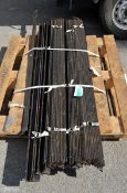 34x Metal fence posts - 180cm