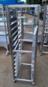 Stainless steel 13 Rack tray holder L46 x W55 x 160cm