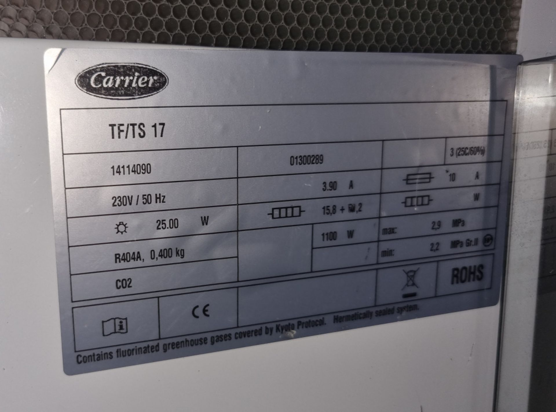 Carrier TF/TS 17 ice cream freezer - Image 4 of 4