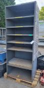 Storage racking units - 910mm x 490mm x 2210mm (not on pallet)