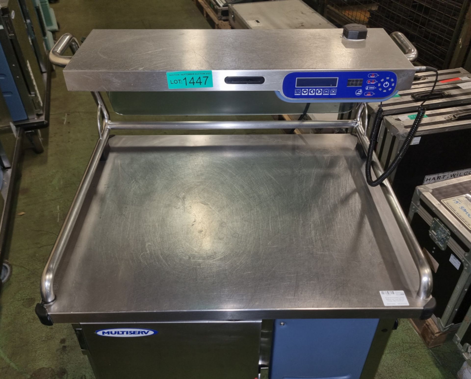 Socamel Multiserv Junior Mobile Hot Food Service Trolley 86x73x137cm - Image 2 of 5