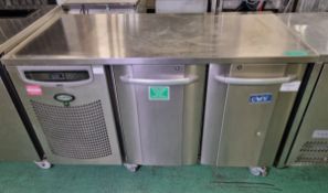 Foster EPRO 1/2H 2 door undercounter Refrigerator L 142 x W 70 x H 80 cm