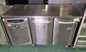 Foster EPRO 1/2H 2 door undercounter Refrigerator L142W70H80