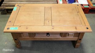 Coffee table with drawer 100x60x45