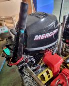 Mercury outboard engine - 4 Stroke - F9.9M - HP 9.9 - KW 7.28 - LB 84 - KG 38.4 - Model 7F10201UA