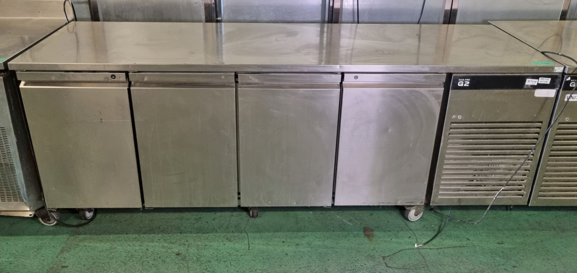 Foster 4 door refrigerated counter 235 x 75 x 90cm