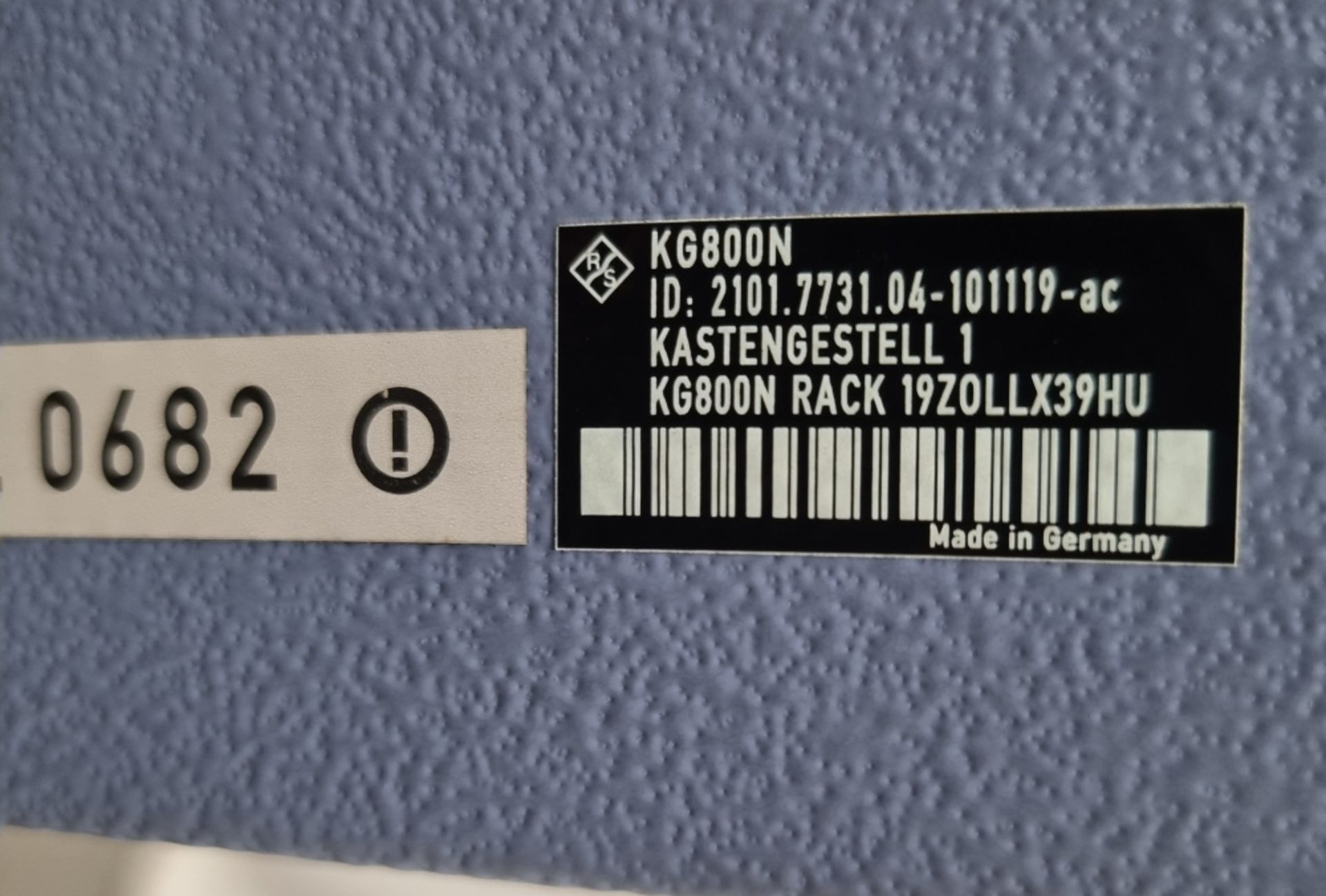 Rohde & Schwarz Racking Tower (KG800N) with 2x Spinner Switching units, Rohde & Schwarz NETCCU 800 - Image 23 of 24