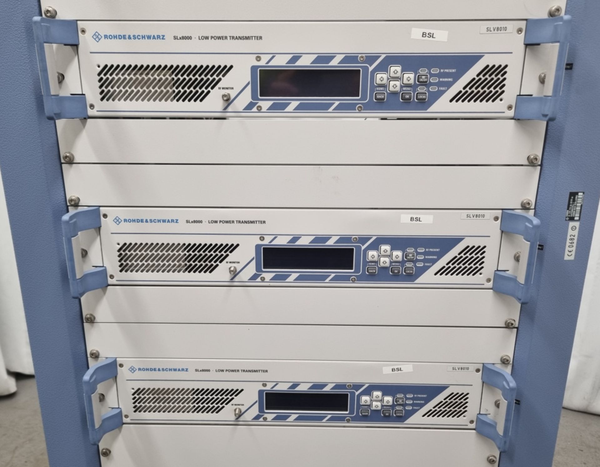 Rohde & Schwarz Racking Tower (KG800N) with 2x Spinner Switching units, Rohde & Schwarz NETCCU 800 - Image 7 of 24