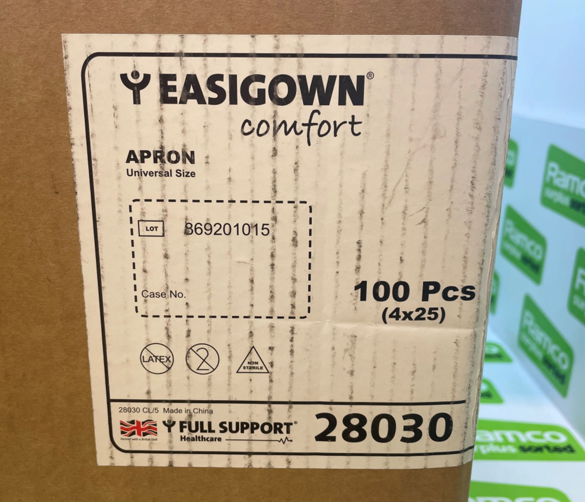 240x pallets of Easigown aprons - est. total qty 1440000 - location OX14 4TF - Image 7 of 10
