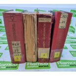 Whitakers Almanack's 1914, 1918, 1957 & 1962 - Ex-Library Books