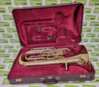 Besson Sovereign BE967 Euphonium in Besson hard case - serial numbers: 07300889 & 1371