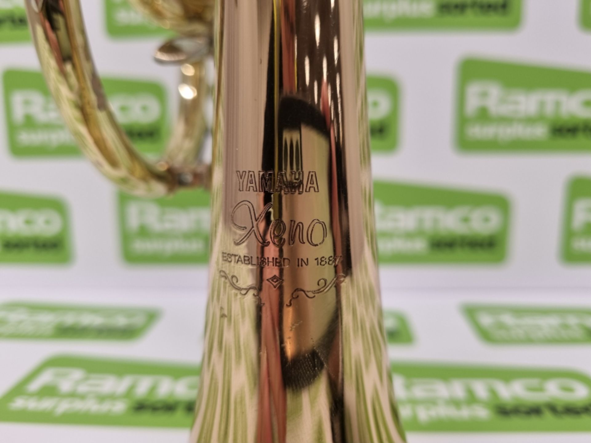 Yamaha Xeno model YCR8335G cornet in Yamaha case - serial number: 940235 - Image 7 of 11