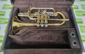 Bach Stradivarius model 184 cornet in Bach case - serial number: 681772