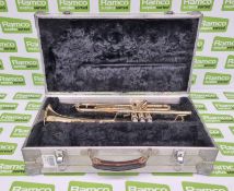 Bach Stradivarius Model 43 trumpet in unbranded hard case - serial number: 607616