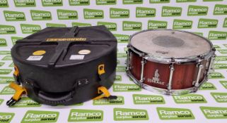 Brady Custom 14" snare drum with HN145 Hardcase