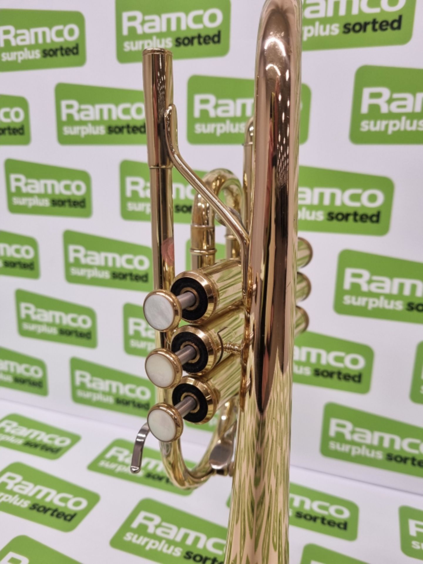 Yamaha Xeno model YCR8335G cornet in Yamaha case - serial number: 940235 - Image 8 of 11