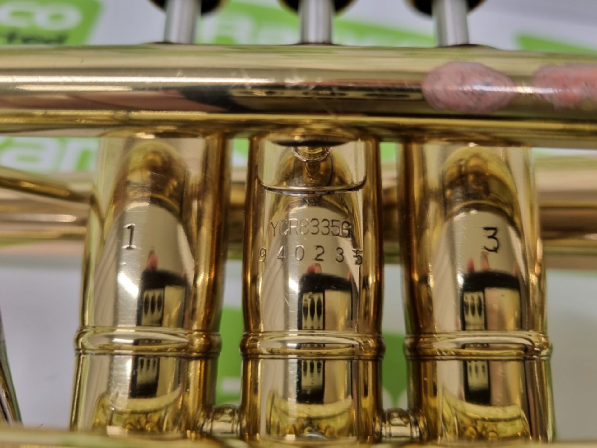 Yamaha Xeno model YCR8335G cornet in Yamaha case - serial number: 940235 - Image 5 of 11