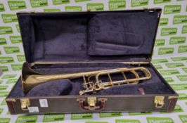 Bach Stradivarius Model 50B trombone in hard case - serial numbers: 191276, 54038 & 54010