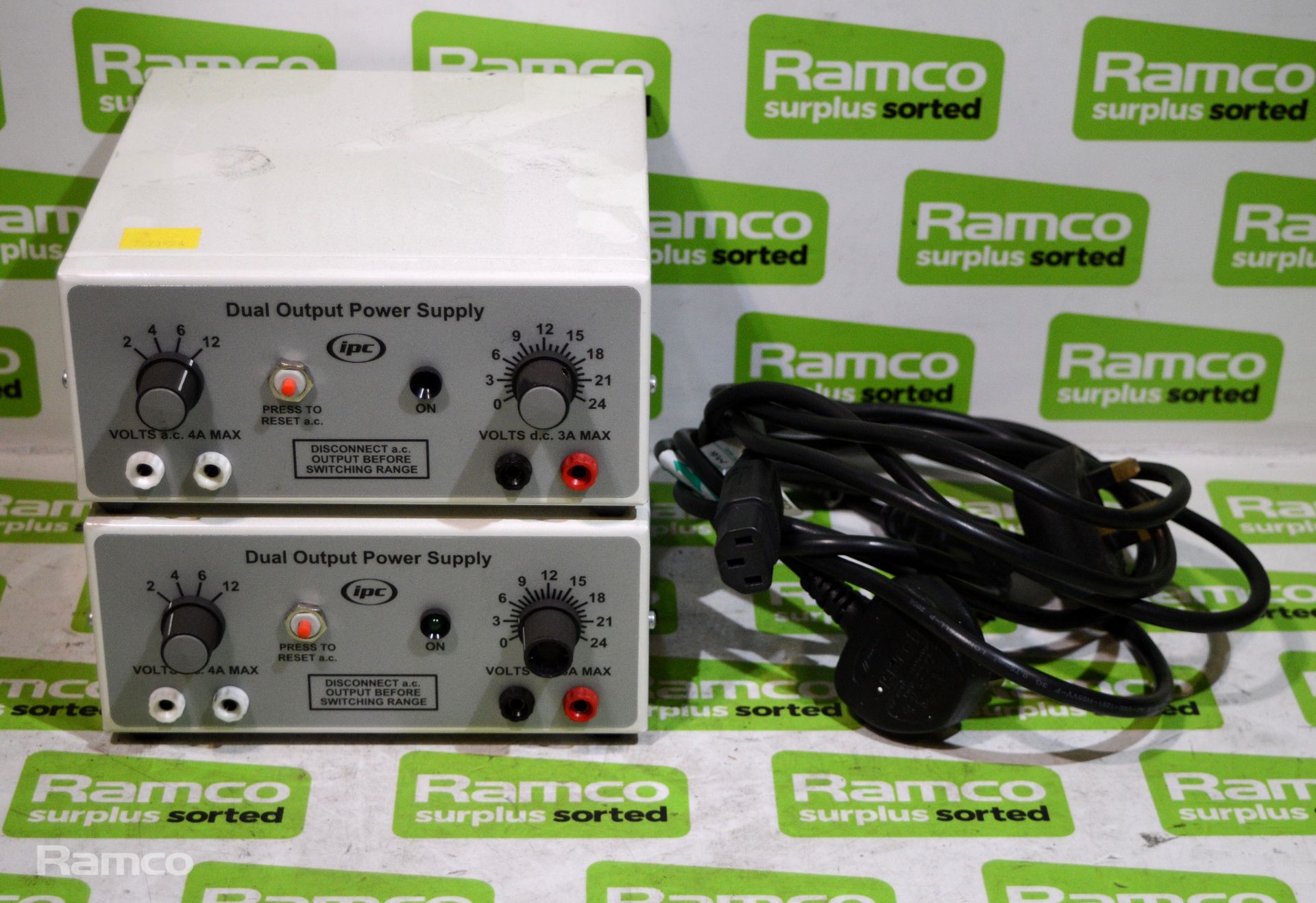 2x IPC -0978-P Dual Output Power Supply Units