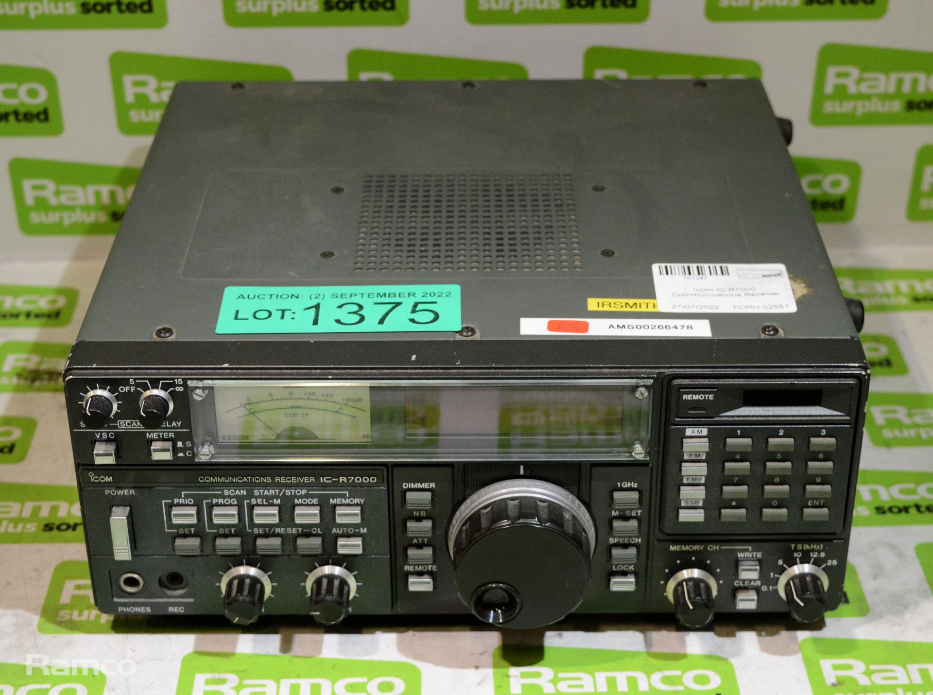 Icom IC-R7000 Communications Receiver