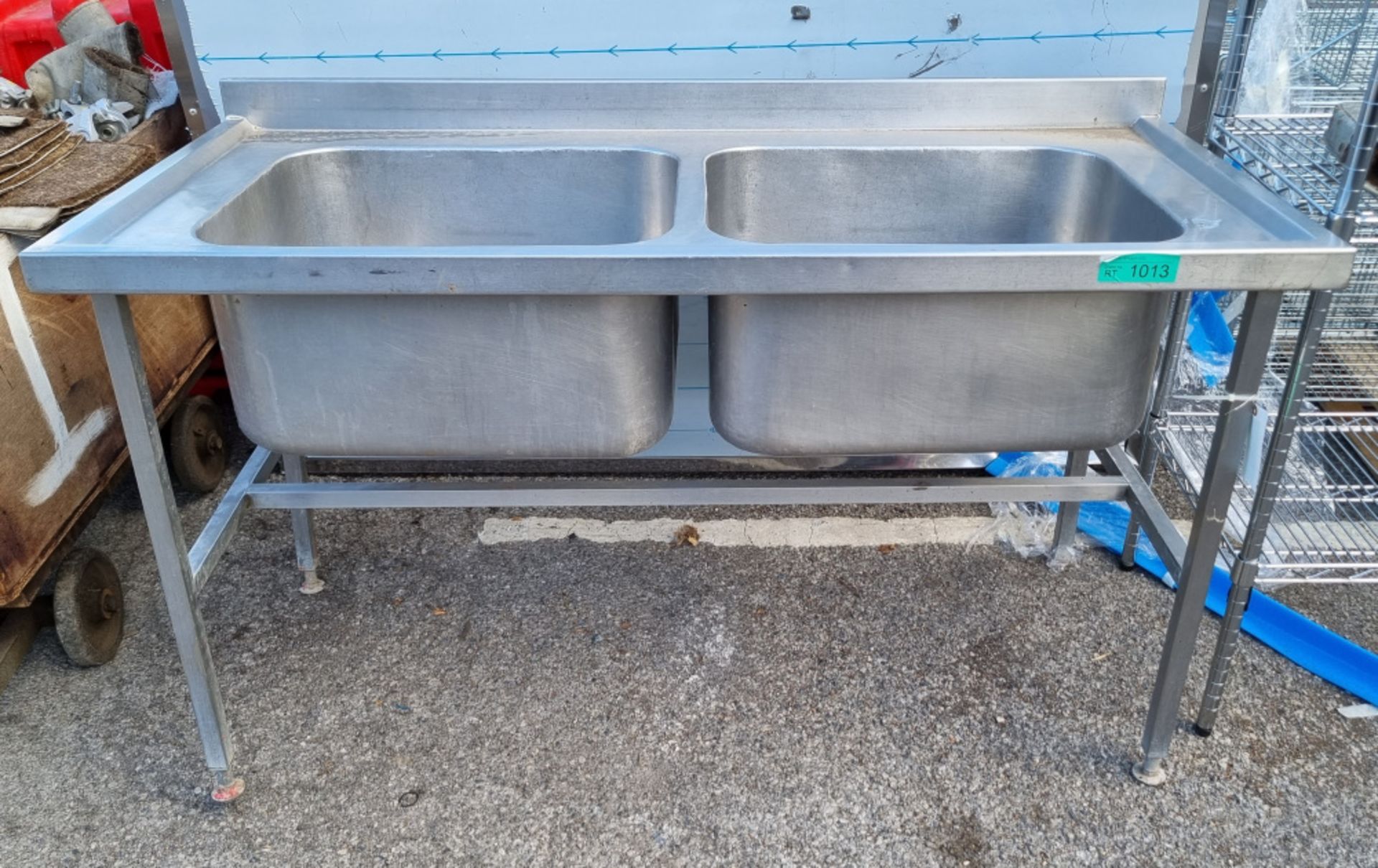 Double sink unit - 1510 x 730