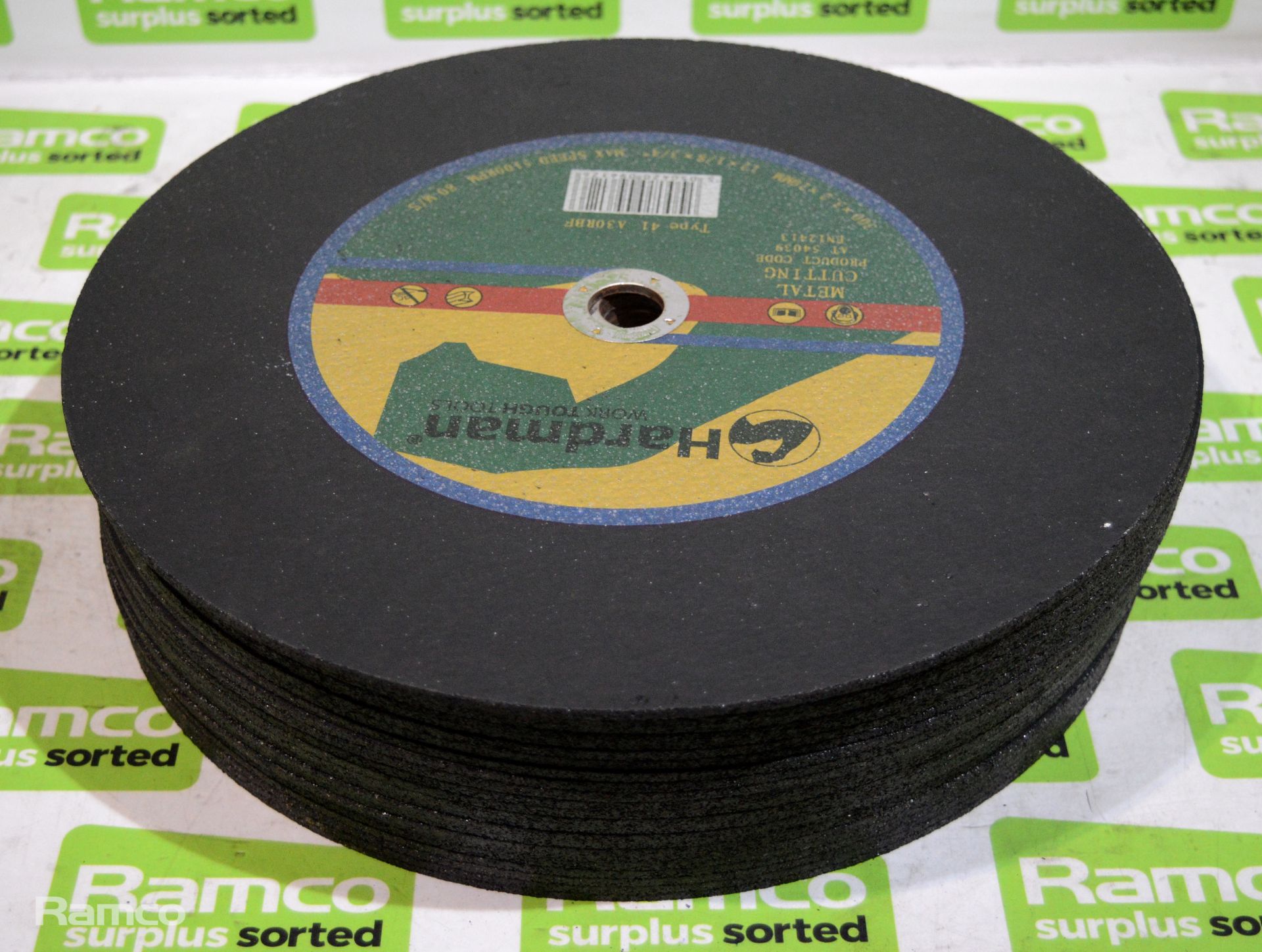 25x 12 inch metal cutting discs