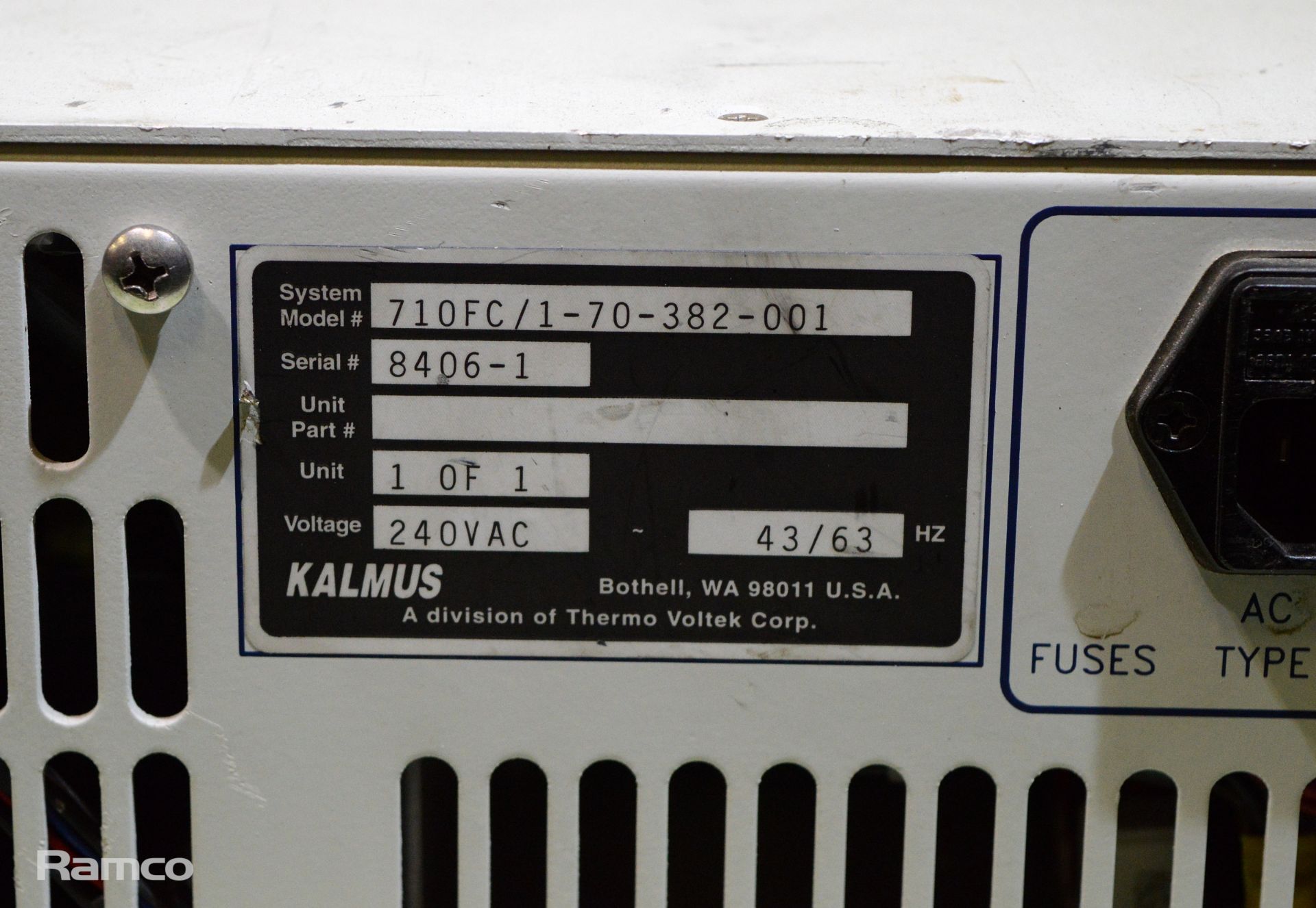 Kalmus 710FC-CE RF Amp - Image 4 of 4