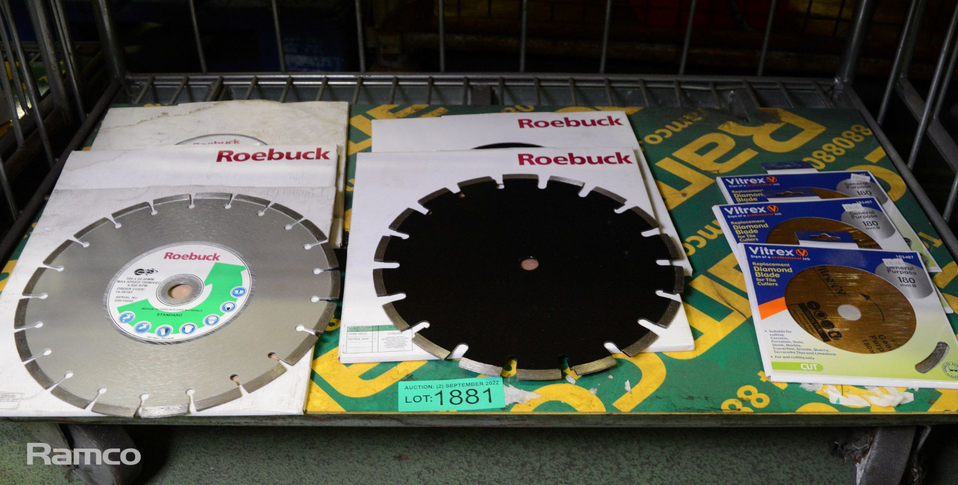Various cutting discs