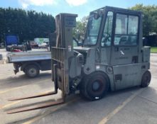 Drexel forklift - hours 2242 - 6200lbs - R60S - DC - YOM 04/05 weight 20,100 lbs 21 inch shift
