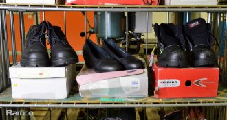 3x Workwear footwear - 1x size 8, 1x size EUR 39, 1x size 6