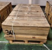 Pallet of 9mm Class 2 plywood - 8x4ft (244x122cm) - 58 sheets