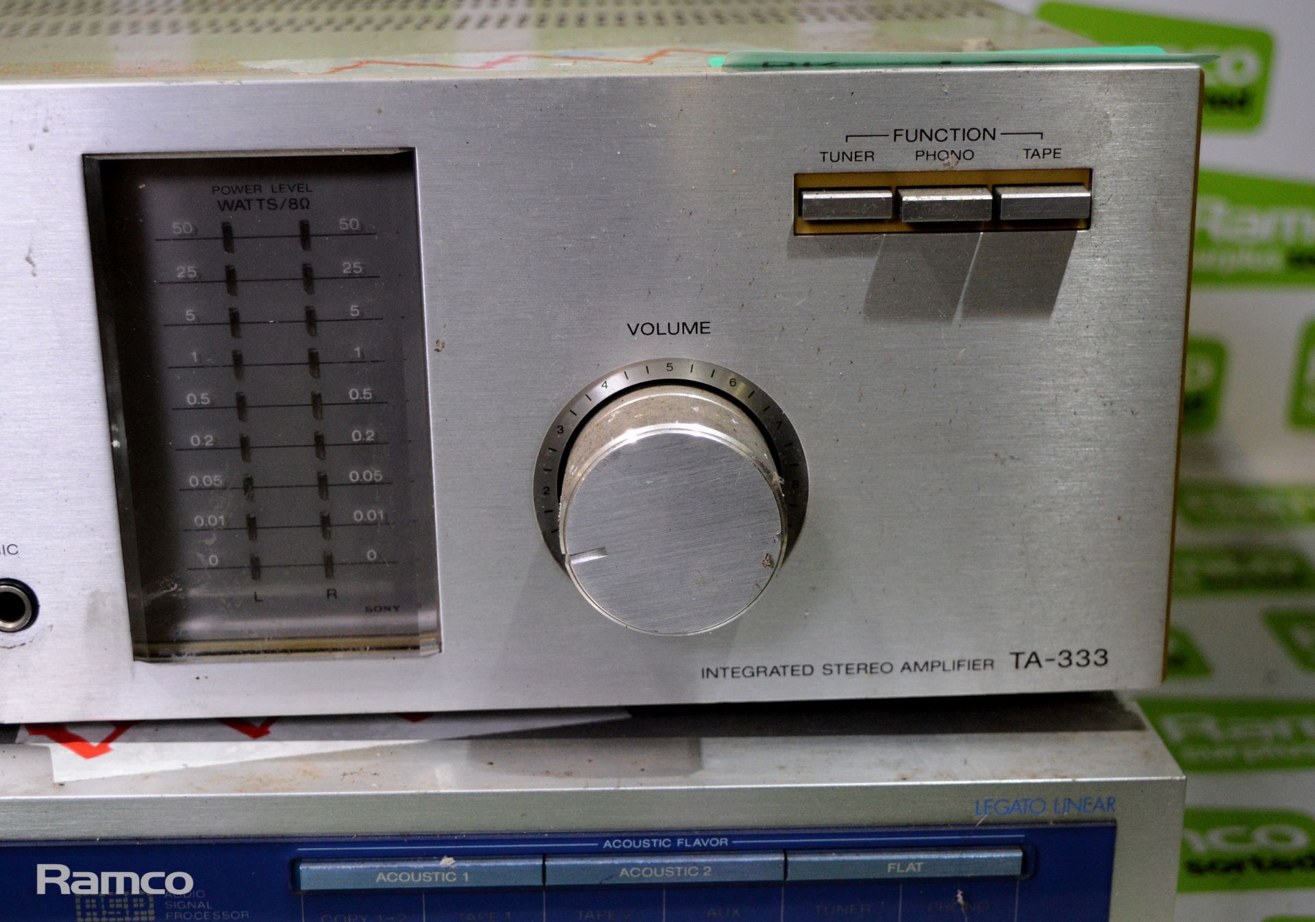 Sony TA 333 integrated stereo amplifier, Sony TA AX5 integrated stereo amplifier - Image 3 of 4