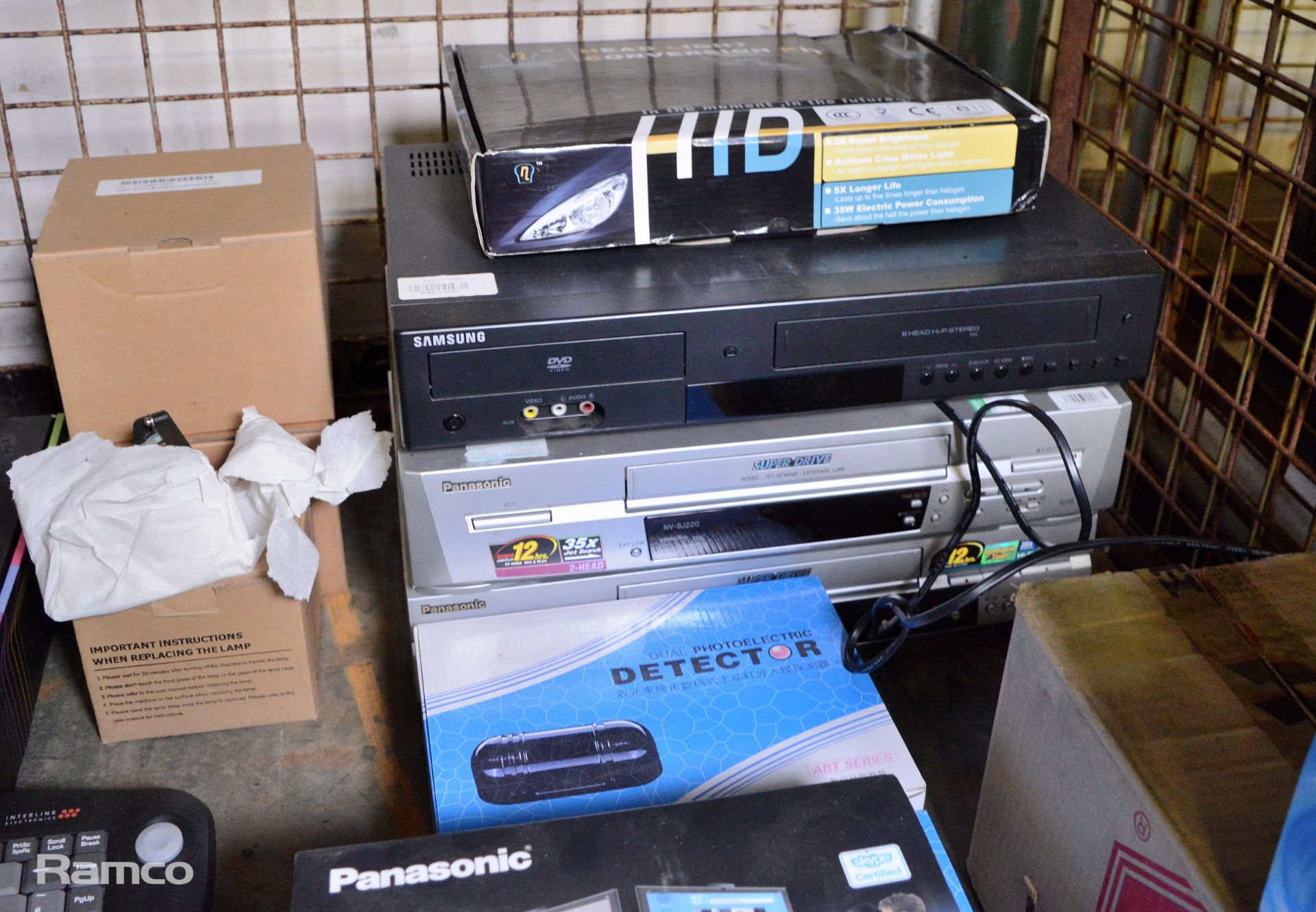 Electrical Equipment and Accessories - DVD & VHS Players, Routers, Internet Thermostat, Keyboards - Image 4 of 6