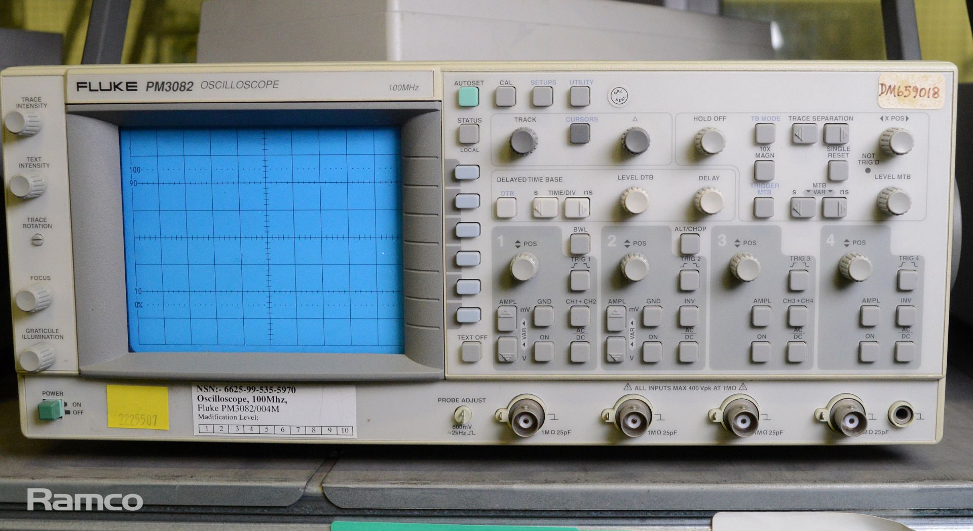 Fluke PM3082 100MHz Oscilloscope - Image 2 of 2