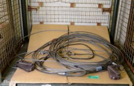 2x Small Tirfor winches & cable