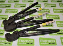 3x Stratotherm 14 Hand Crimping Tools