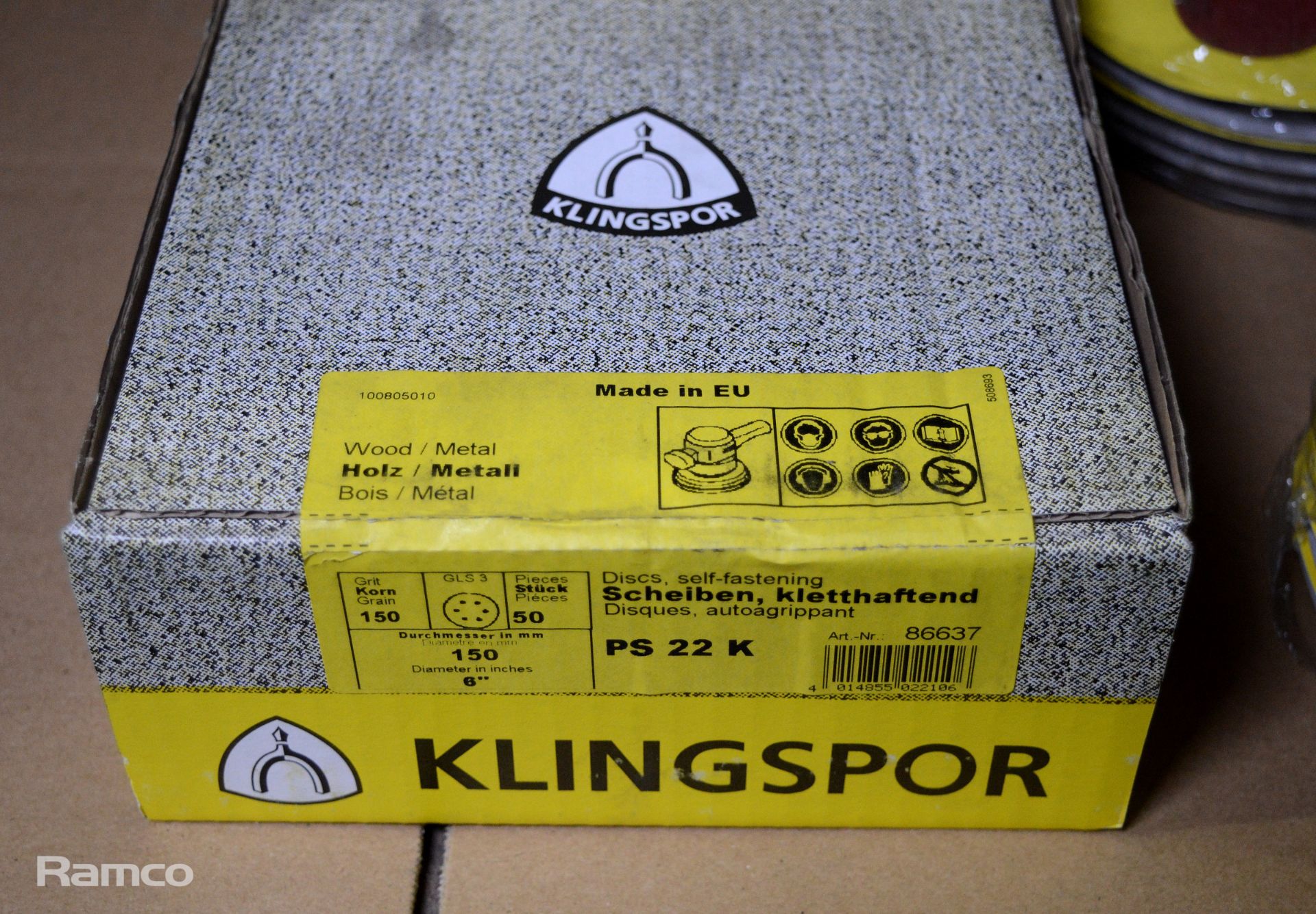Assorted Klingspor sanding discs & belts - Image 2 of 6