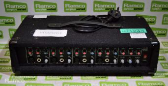 Pulse PMH200 4-Channel PA Mixer Amplifier 250V 50Hz L48 x W27 x H14cm