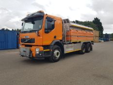 Volvo 2010 (reg KN10 ECZ) FE 340 6x4 with ROMAQUIP gritting equipment.