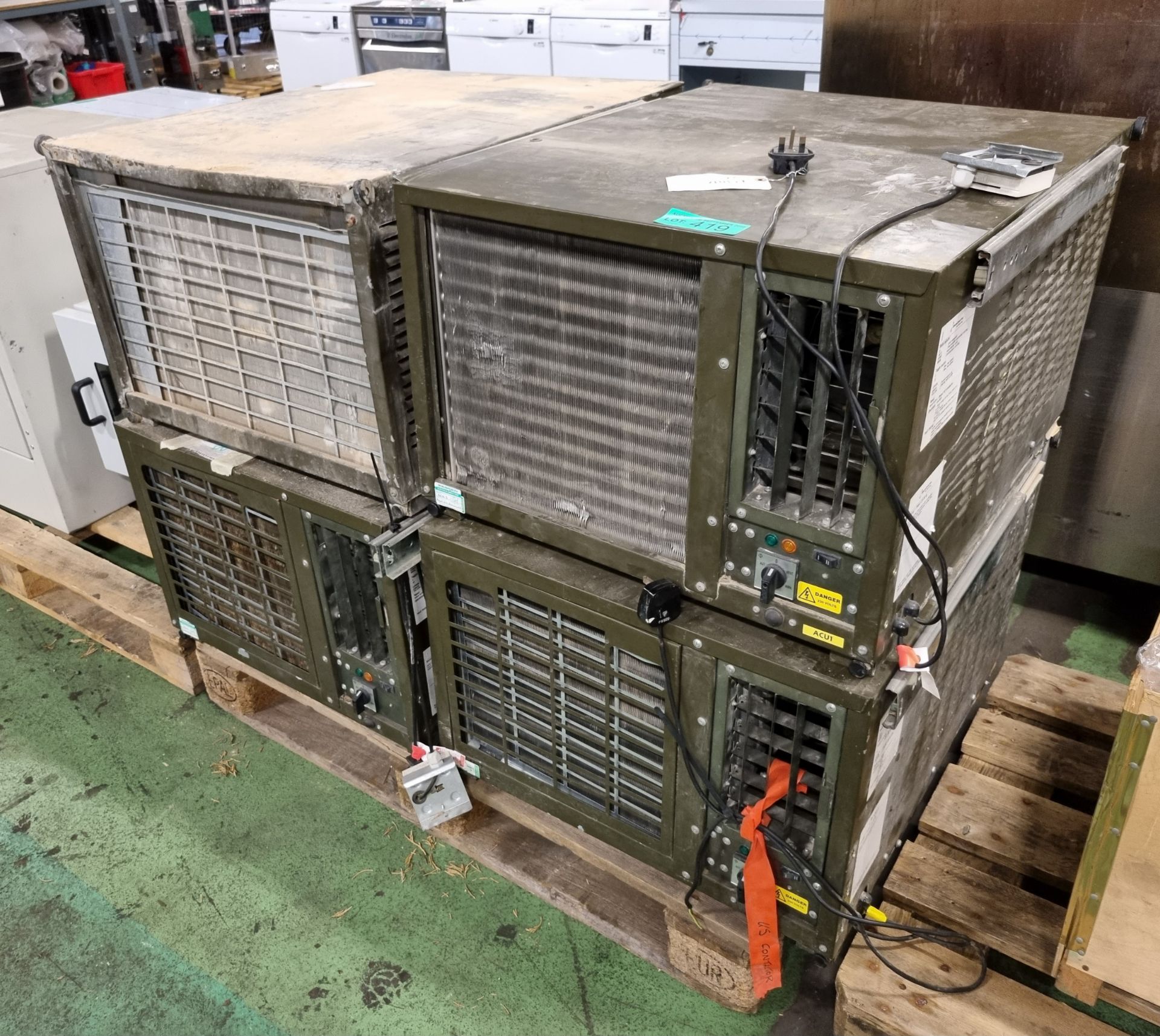 4x Dantherm Air handling AC-M5 W Container coolers 230V 50Hz - Image 2 of 7