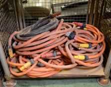 Orange Cable Connection Kit (GUICK) LAPDS with Red & Yellow Connectors - Approx 10m Lengths