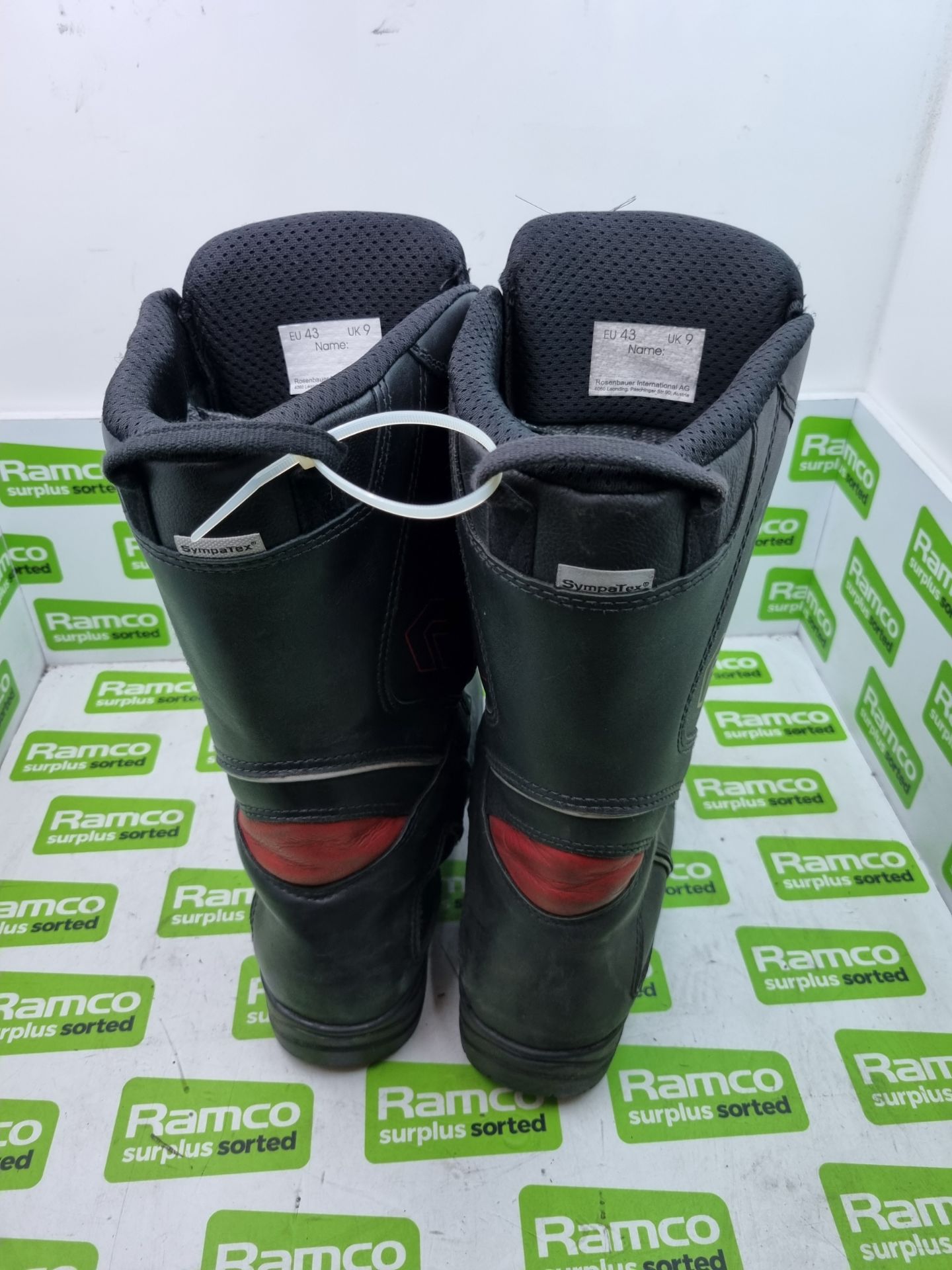 Rosenbauer Sympatex Fire & Heat Resistant Boots Pair - Size: EU 43, UK 9 - 30x30x40cm - Image 2 of 3