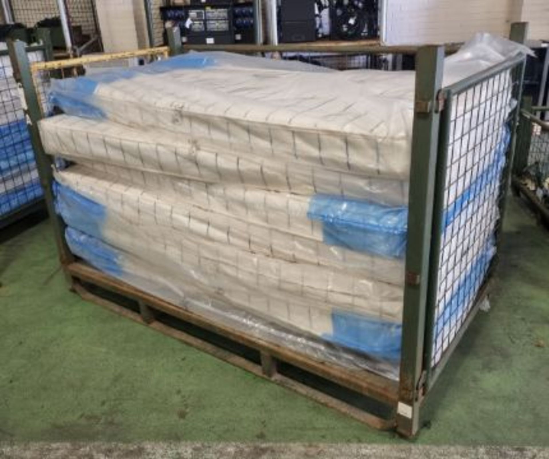 7x Millbrook Beds Mattress - 210x90x15cm, 8x Single Bunk Frame Shell - 200x67x12cm - Image 5 of 7