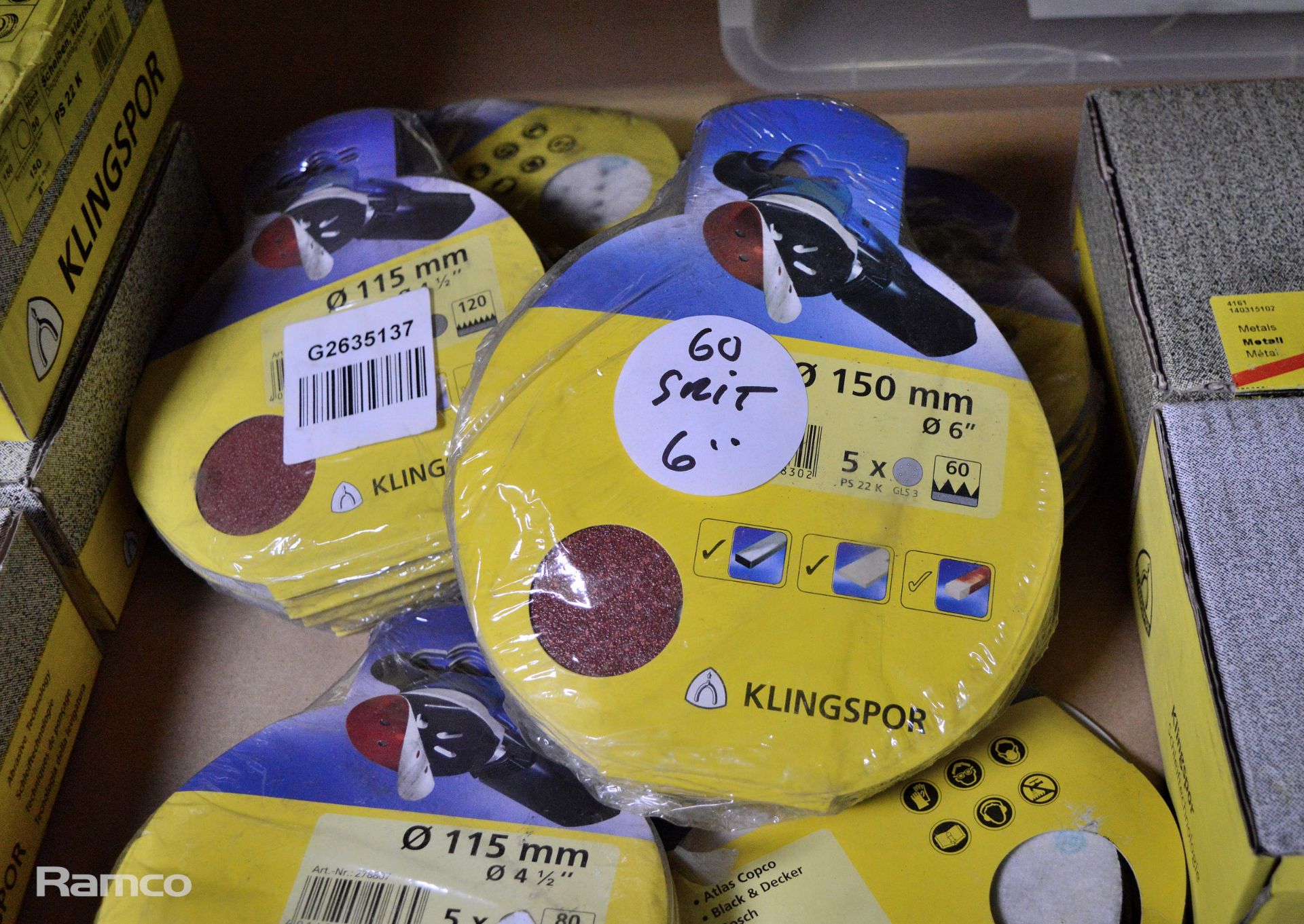 Assorted Klingspor sanding discs & belts - Image 3 of 6