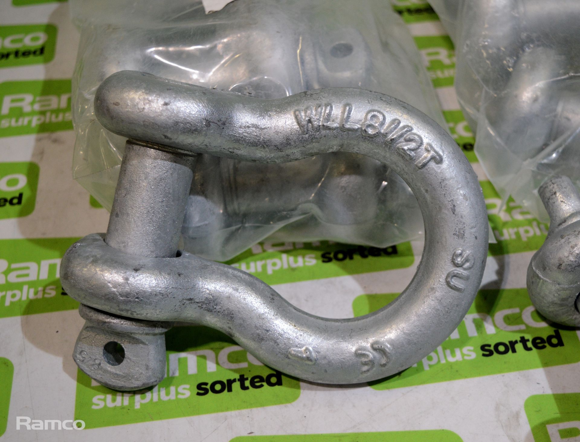 WLL 81/2T 2 tonne shackle 8.5 pin - 2 per pack - 3 packs - Image 3 of 3