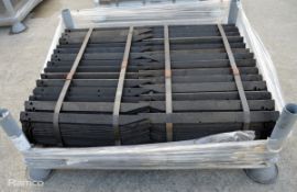 Metal angled fence posts - 60cm - approx 400 per pallet