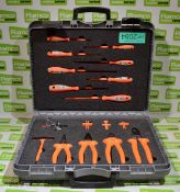 Screwdriver & plier kit in case