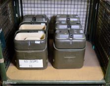 6x Norwegian M2 Insulated Food container L39 x W23 x H49 cm