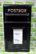 Replica Post Box - Black